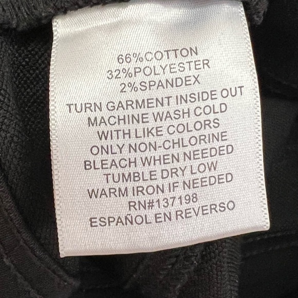 Thalia Sodi Women's Black Jeggings Large | Worn only once | Gold Toned buttons - Picture 7 of 8